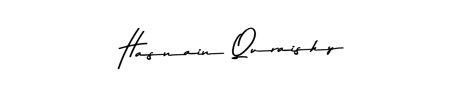 Use a signature maker to create a handwritten signature online. With this signature software, you can design (Asem Kandis PERSONAL USE) your own signature for name Hasnain Quraishy. Hasnain Quraishy signature style 9 images and pictures png