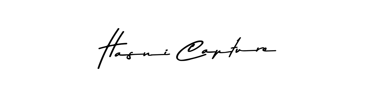 Hasni Capture stylish signature style. Best Handwritten Sign (Asem Kandis PERSONAL USE) for my name. Handwritten Signature Collection Ideas for my name Hasni Capture. Hasni Capture signature style 9 images and pictures png