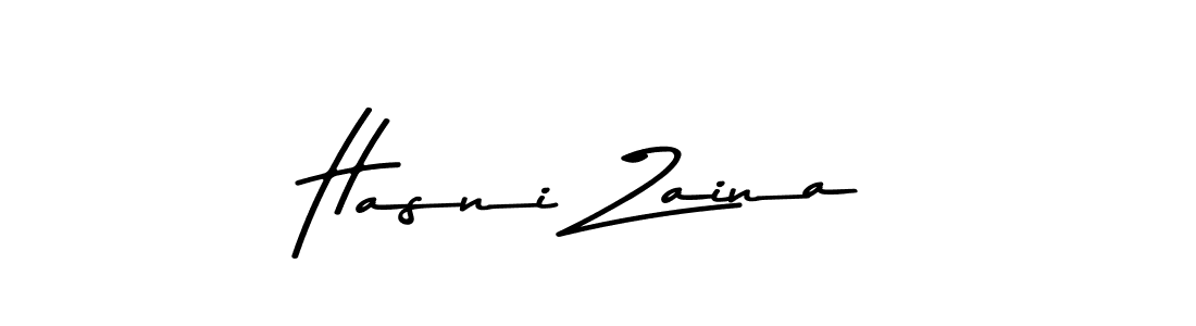 Make a beautiful signature design for name Hasni Zaina. With this signature (Asem Kandis PERSONAL USE) style, you can create a handwritten signature for free. Hasni Zaina signature style 9 images and pictures png