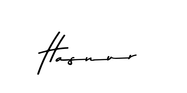 Design your own signature with our free online signature maker. With this signature software, you can create a handwritten (Asem Kandis PERSONAL USE) signature for name Hasnur. Hasnur signature style 9 images and pictures png