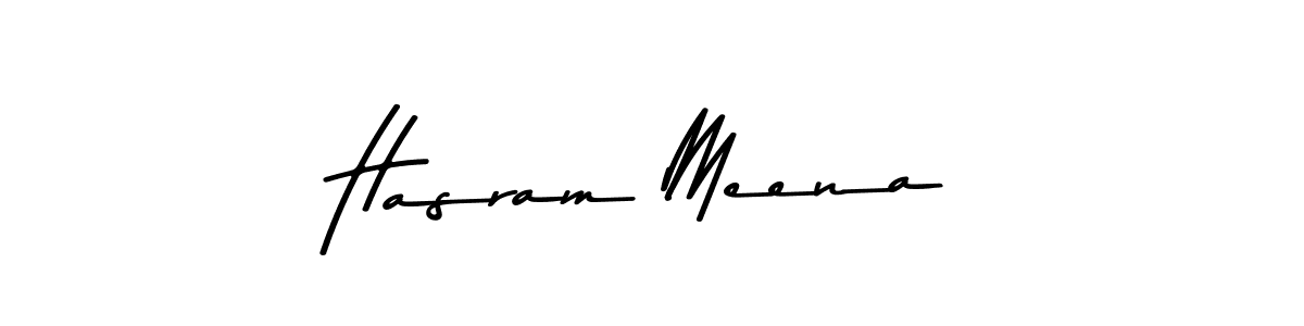 Make a beautiful signature design for name Hasram Meena. Use this online signature maker to create a handwritten signature for free. Hasram Meena signature style 9 images and pictures png