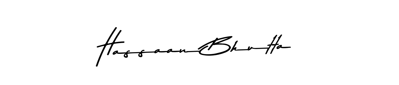 This is the best signature style for the Hassaan Bhutta name. Also you like these signature font (Asem Kandis PERSONAL USE). Mix name signature. Hassaan Bhutta signature style 9 images and pictures png