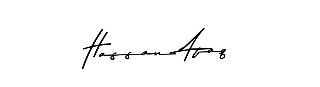 Also You can easily find your signature by using the search form. We will create Hassan Afaq name handwritten signature images for you free of cost using Asem Kandis PERSONAL USE sign style. Hassan Afaq signature style 9 images and pictures png