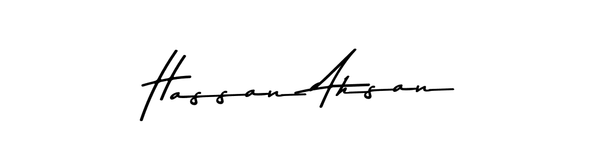 Here are the top 10 professional signature styles for the name Hassan Ahsan. These are the best autograph styles you can use for your name. Hassan Ahsan signature style 9 images and pictures png