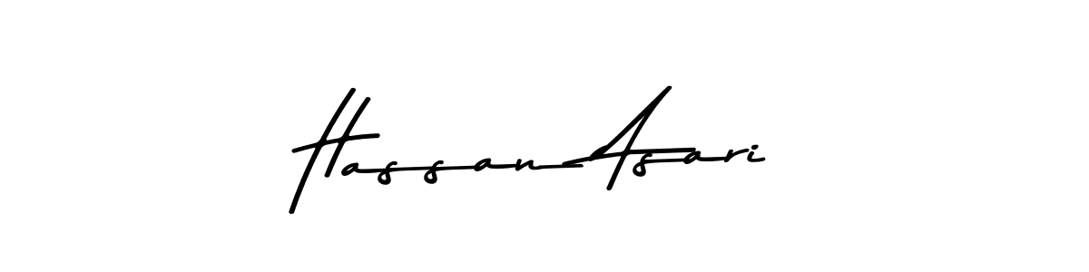 Use a signature maker to create a handwritten signature online. With this signature software, you can design (Asem Kandis PERSONAL USE) your own signature for name Hassan Asari. Hassan Asari signature style 9 images and pictures png