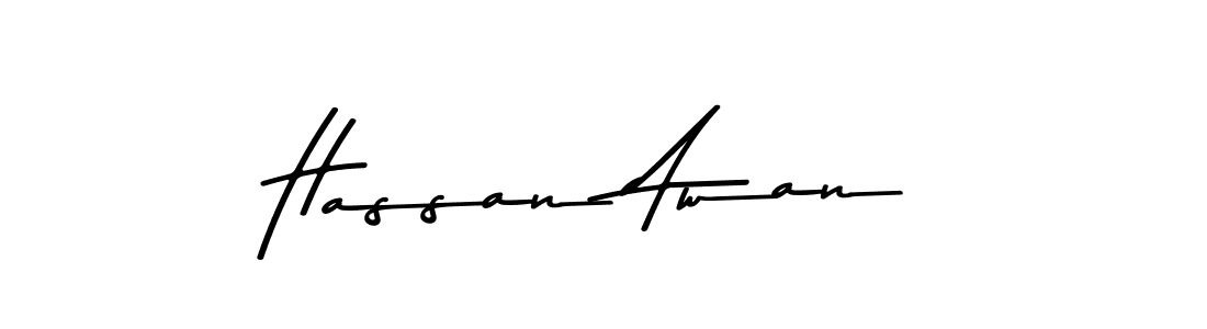 Also You can easily find your signature by using the search form. We will create Hassan Awan name handwritten signature images for you free of cost using Asem Kandis PERSONAL USE sign style. Hassan Awan signature style 9 images and pictures png