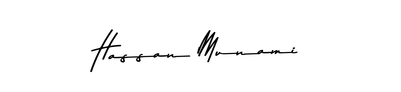Use a signature maker to create a handwritten signature online. With this signature software, you can design (Asem Kandis PERSONAL USE) your own signature for name Hassan Munami. Hassan Munami signature style 9 images and pictures png