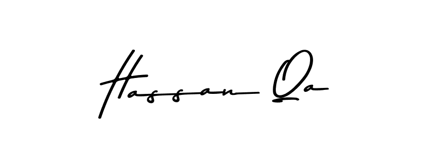 You should practise on your own different ways (Asem Kandis PERSONAL USE) to write your name (Hassan Qa) in signature. don't let someone else do it for you. Hassan Qa signature style 9 images and pictures png