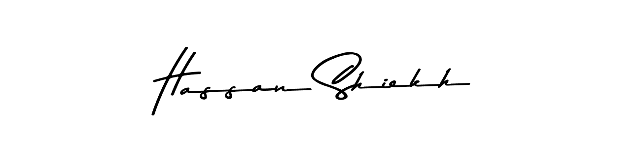 Also You can easily find your signature by using the search form. We will create Hassan Shiekh name handwritten signature images for you free of cost using Asem Kandis PERSONAL USE sign style. Hassan Shiekh signature style 9 images and pictures png