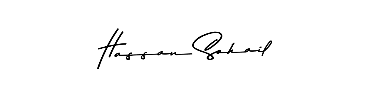 if you are searching for the best signature style for your name Hassan Sohail. so please give up your signature search. here we have designed multiple signature styles  using Asem Kandis PERSONAL USE. Hassan Sohail signature style 9 images and pictures png