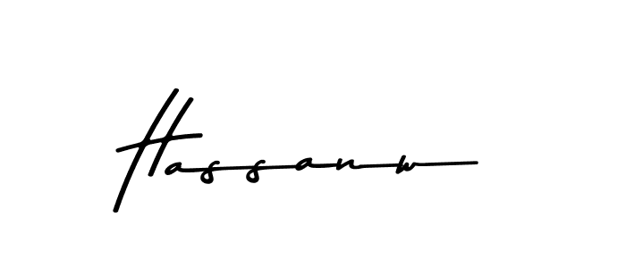 Hassanw stylish signature style. Best Handwritten Sign (Asem Kandis PERSONAL USE) for my name. Handwritten Signature Collection Ideas for my name Hassanw. Hassanw signature style 9 images and pictures png