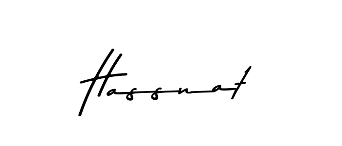 Create a beautiful signature design for name Hassnat. With this signature (Asem Kandis PERSONAL USE) fonts, you can make a handwritten signature for free. Hassnat signature style 9 images and pictures png