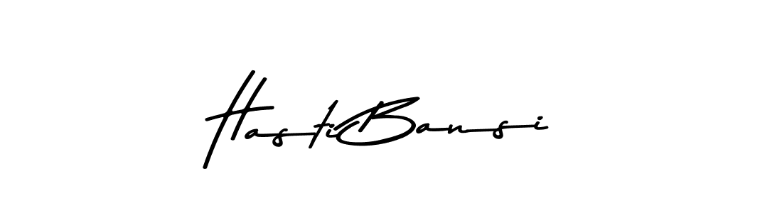 Create a beautiful signature design for name Hasti Bansi. With this signature (Asem Kandis PERSONAL USE) fonts, you can make a handwritten signature for free. Hasti Bansi signature style 9 images and pictures png