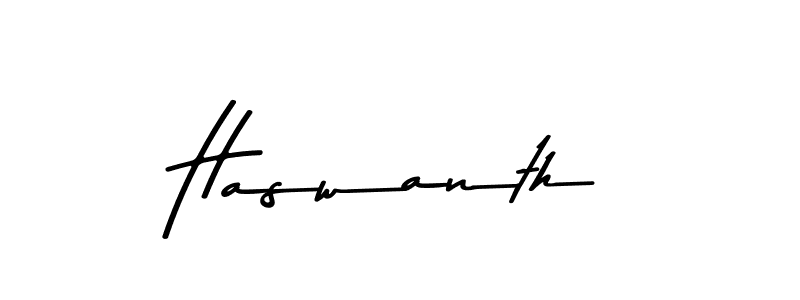 Haswanth stylish signature style. Best Handwritten Sign (Asem Kandis PERSONAL USE) for my name. Handwritten Signature Collection Ideas for my name Haswanth. Haswanth signature style 9 images and pictures png