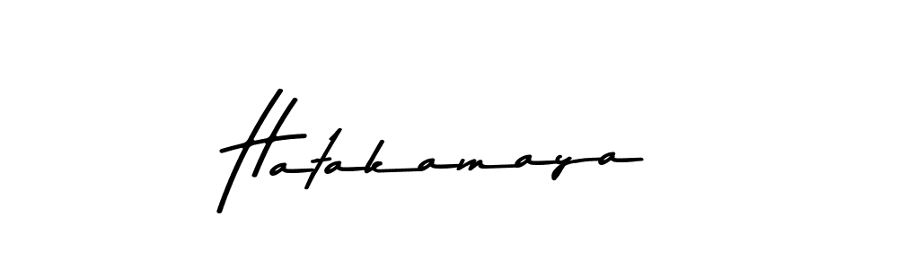 Design your own signature with our free online signature maker. With this signature software, you can create a handwritten (Asem Kandis PERSONAL USE) signature for name Hatakamaya. Hatakamaya signature style 9 images and pictures png