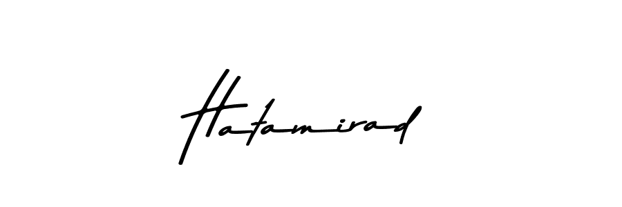 The best way (Asem Kandis PERSONAL USE) to make a short signature is to pick only two or three words in your name. The name Hatamirad include a total of six letters. For converting this name. Hatamirad signature style 9 images and pictures png