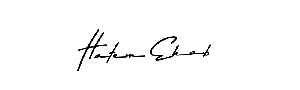 Hatem Ehab stylish signature style. Best Handwritten Sign (Asem Kandis PERSONAL USE) for my name. Handwritten Signature Collection Ideas for my name Hatem Ehab. Hatem Ehab signature style 9 images and pictures png