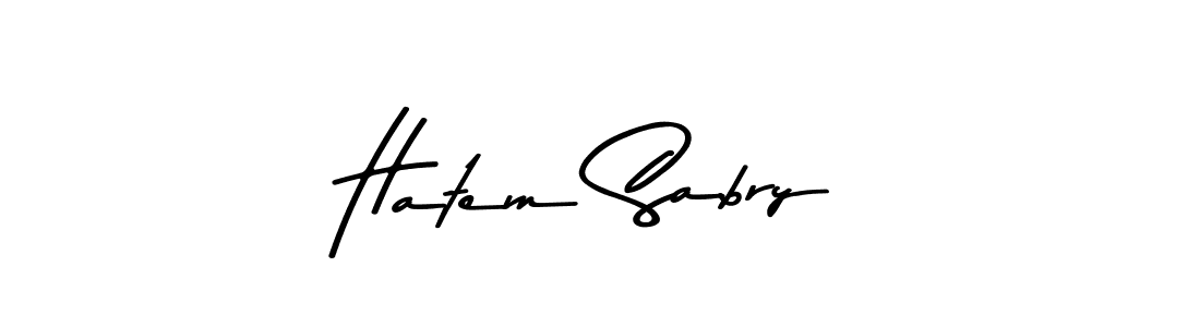 if you are searching for the best signature style for your name Hatem Sabry. so please give up your signature search. here we have designed multiple signature styles  using Asem Kandis PERSONAL USE. Hatem Sabry signature style 9 images and pictures png