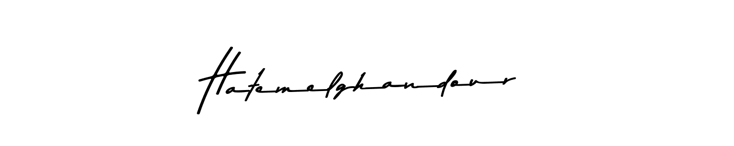 Also You can easily find your signature by using the search form. We will create Hatemelghandour name handwritten signature images for you free of cost using Asem Kandis PERSONAL USE sign style. Hatemelghandour signature style 9 images and pictures png