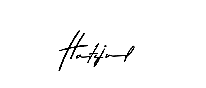 The best way (Asem Kandis PERSONAL USE) to make a short signature is to pick only two or three words in your name. The name Hatijul include a total of six letters. For converting this name. Hatijul signature style 9 images and pictures png