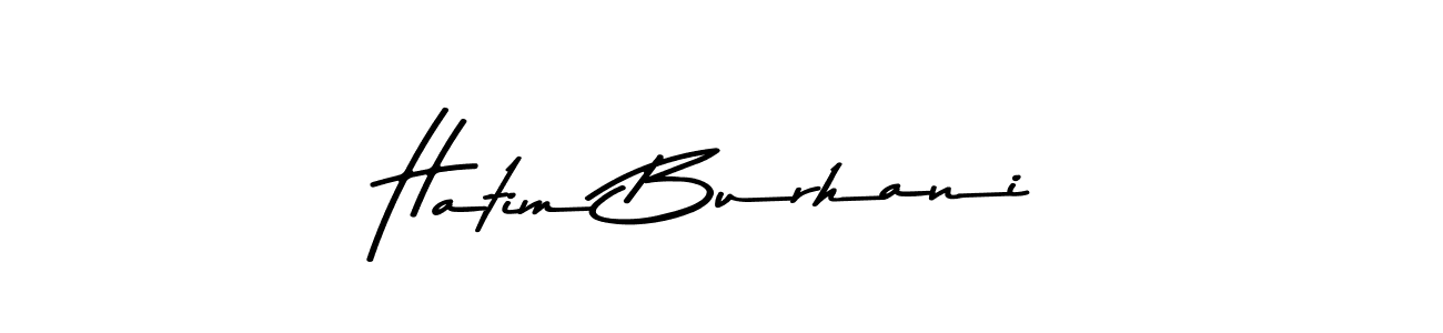 Hatim Burhani stylish signature style. Best Handwritten Sign (Asem Kandis PERSONAL USE) for my name. Handwritten Signature Collection Ideas for my name Hatim Burhani. Hatim Burhani signature style 9 images and pictures png