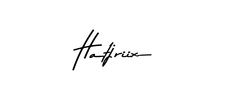Hatjriix stylish signature style. Best Handwritten Sign (Asem Kandis PERSONAL USE) for my name. Handwritten Signature Collection Ideas for my name Hatjriix. Hatjriix signature style 9 images and pictures png