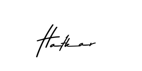 Also You can easily find your signature by using the search form. We will create Hatkar name handwritten signature images for you free of cost using Asem Kandis PERSONAL USE sign style. Hatkar signature style 9 images and pictures png