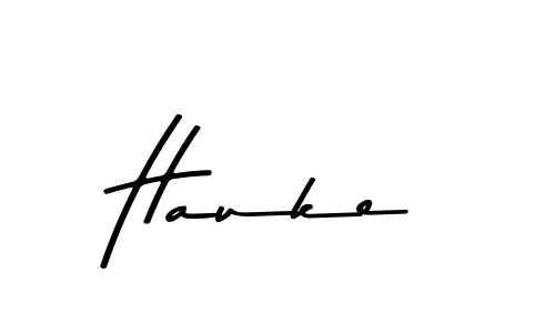 Make a beautiful signature design for name Hauke. With this signature (Asem Kandis PERSONAL USE) style, you can create a handwritten signature for free. Hauke signature style 9 images and pictures png