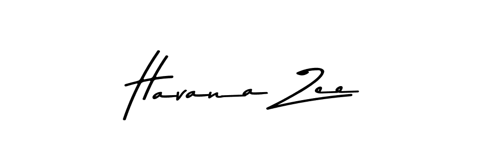 How to make Havana Zee signature? Asem Kandis PERSONAL USE is a professional autograph style. Create handwritten signature for Havana Zee name. Havana Zee signature style 9 images and pictures png