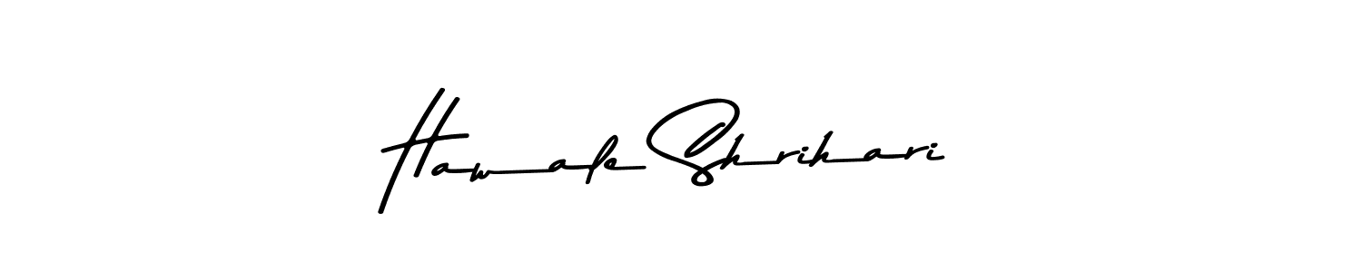 Design your own signature with our free online signature maker. With this signature software, you can create a handwritten (Asem Kandis PERSONAL USE) signature for name Hawale Shrihari. Hawale Shrihari signature style 9 images and pictures png