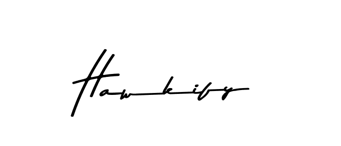 Asem Kandis PERSONAL USE is a professional signature style that is perfect for those who want to add a touch of class to their signature. It is also a great choice for those who want to make their signature more unique. Get Hawkify name to fancy signature for free. Hawkify signature style 9 images and pictures png