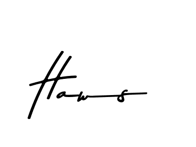 The best way (Asem Kandis PERSONAL USE) to make a short signature is to pick only two or three words in your name. The name Haws include a total of six letters. For converting this name. Haws signature style 9 images and pictures png