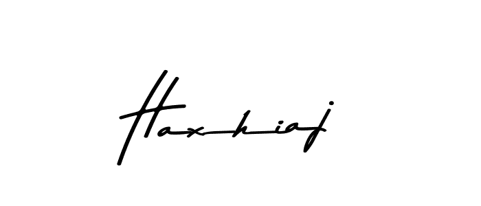 Make a beautiful signature design for name Haxhiaj. With this signature (Asem Kandis PERSONAL USE) style, you can create a handwritten signature for free. Haxhiaj signature style 9 images and pictures png