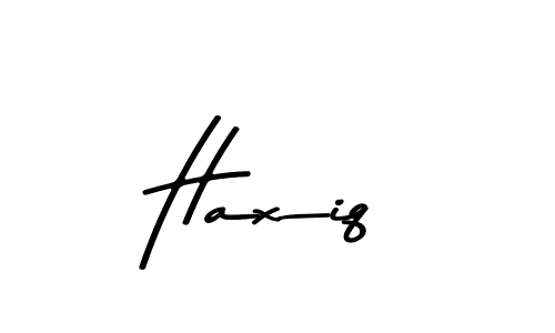 Design your own signature with our free online signature maker. With this signature software, you can create a handwritten (Asem Kandis PERSONAL USE) signature for name Haxiq. Haxiq signature style 9 images and pictures png