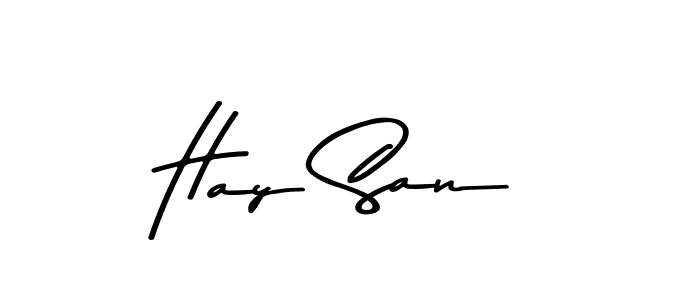 You can use this online signature creator to create a handwritten signature for the name Hay San. This is the best online autograph maker. Hay San signature style 9 images and pictures png