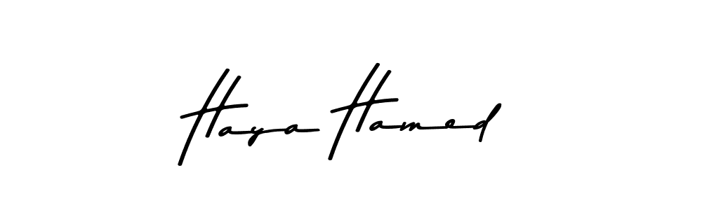 You can use this online signature creator to create a handwritten signature for the name Haya Hamed. This is the best online autograph maker. Haya Hamed signature style 9 images and pictures png