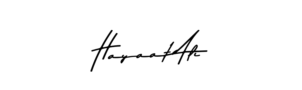 Use a signature maker to create a handwritten signature online. With this signature software, you can design (Asem Kandis PERSONAL USE) your own signature for name Hayaat Ali. Hayaat Ali signature style 9 images and pictures png
