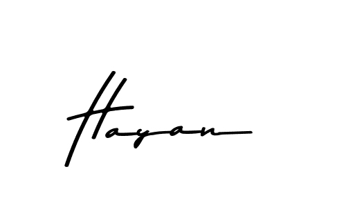 Hayan stylish signature style. Best Handwritten Sign (Asem Kandis PERSONAL USE) for my name. Handwritten Signature Collection Ideas for my name Hayan. Hayan signature style 9 images and pictures png