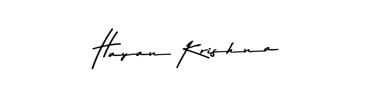 Make a short Hayan Krishna signature style. Manage your documents anywhere anytime using Asem Kandis PERSONAL USE. Create and add eSignatures, submit forms, share and send files easily. Hayan Krishna signature style 9 images and pictures png