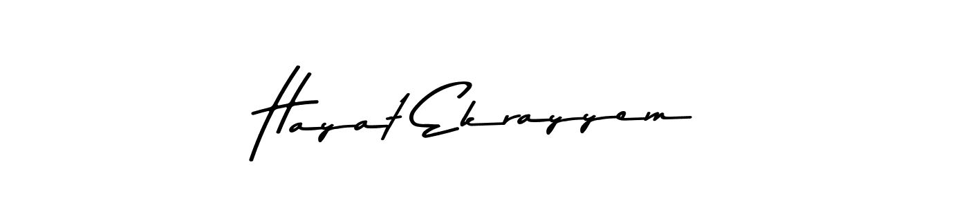 Check out images of Autograph of Hayat Ekrayyem name. Actor Hayat Ekrayyem Signature Style. Asem Kandis PERSONAL USE is a professional sign style online. Hayat Ekrayyem signature style 9 images and pictures png