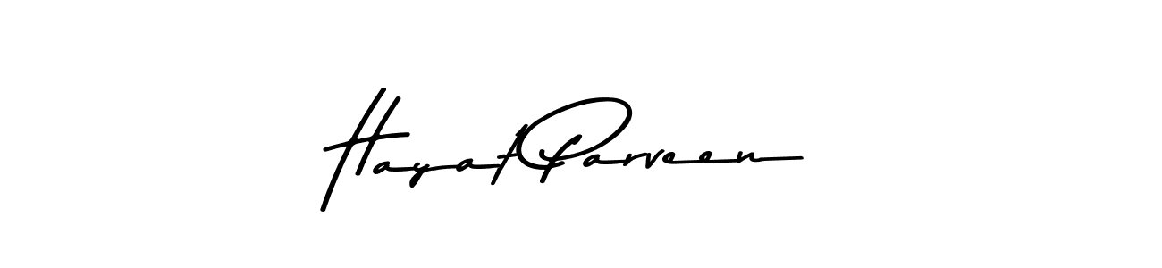 Create a beautiful signature design for name Hayat Parveen. With this signature (Asem Kandis PERSONAL USE) fonts, you can make a handwritten signature for free. Hayat Parveen signature style 9 images and pictures png