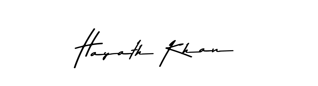 Make a beautiful signature design for name Hayath Khan. Use this online signature maker to create a handwritten signature for free. Hayath Khan signature style 9 images and pictures png