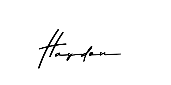 Haydon stylish signature style. Best Handwritten Sign (Asem Kandis PERSONAL USE) for my name. Handwritten Signature Collection Ideas for my name Haydon. Haydon signature style 9 images and pictures png