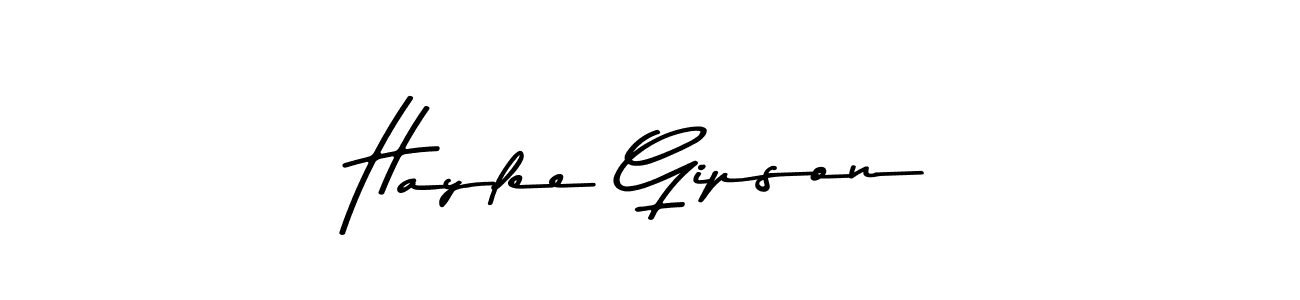 Haylee Gipson stylish signature style. Best Handwritten Sign (Asem Kandis PERSONAL USE) for my name. Handwritten Signature Collection Ideas for my name Haylee Gipson. Haylee Gipson signature style 9 images and pictures png