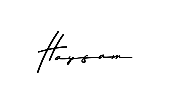 Similarly Asem Kandis PERSONAL USE is the best handwritten signature design. Signature creator online .You can use it as an online autograph creator for name Haysam. Haysam signature style 9 images and pictures png