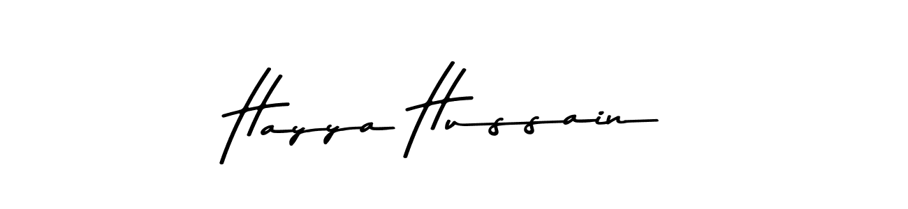 It looks lik you need a new signature style for name Hayya Hussain. Design unique handwritten (Asem Kandis PERSONAL USE) signature with our free signature maker in just a few clicks. Hayya Hussain signature style 9 images and pictures png