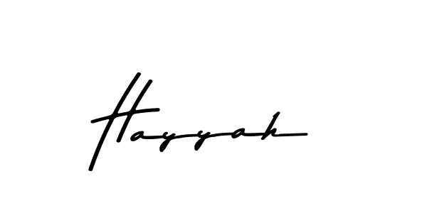 Hayyah stylish signature style. Best Handwritten Sign (Asem Kandis PERSONAL USE) for my name. Handwritten Signature Collection Ideas for my name Hayyah. Hayyah signature style 9 images and pictures png