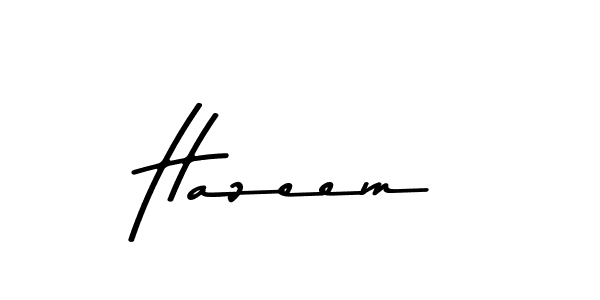 Hazeem stylish signature style. Best Handwritten Sign (Asem Kandis PERSONAL USE) for my name. Handwritten Signature Collection Ideas for my name Hazeem. Hazeem signature style 9 images and pictures png