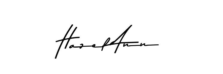 Create a beautiful signature design for name Hazel Ann. With this signature (Asem Kandis PERSONAL USE) fonts, you can make a handwritten signature for free. Hazel Ann signature style 9 images and pictures png