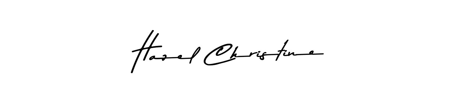 Use a signature maker to create a handwritten signature online. With this signature software, you can design (Asem Kandis PERSONAL USE) your own signature for name Hazel Christine. Hazel Christine signature style 9 images and pictures png